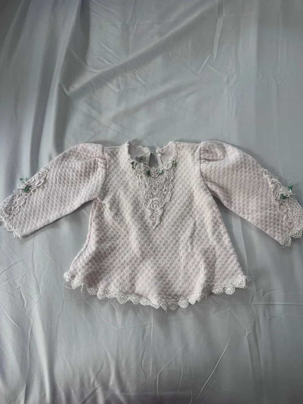 ✨ Vintage Baby Beau & Belle Lace Two-Piece Set ✨